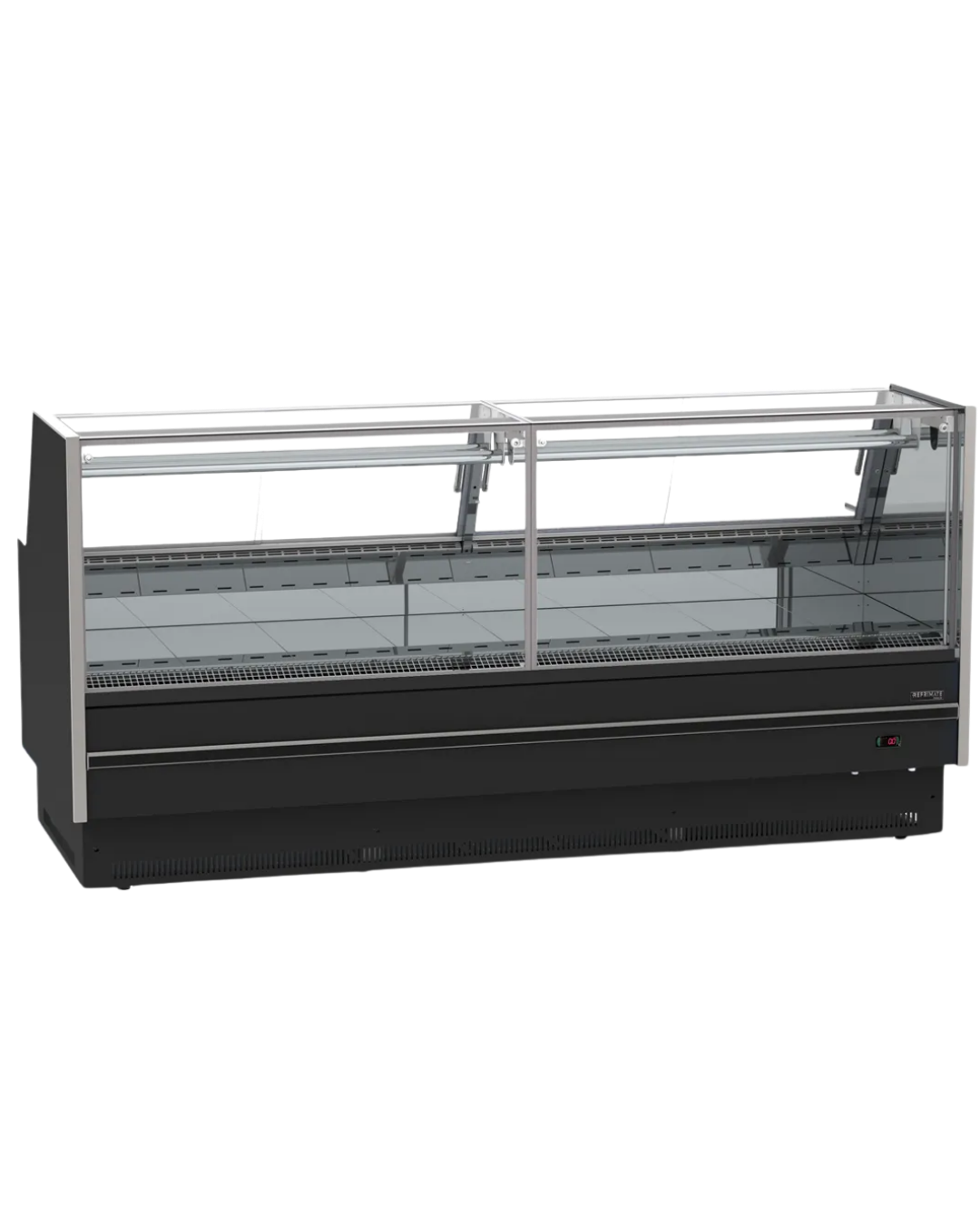 Expositor Açougue Premium Vidro Reto Gancheira - Imagem 2